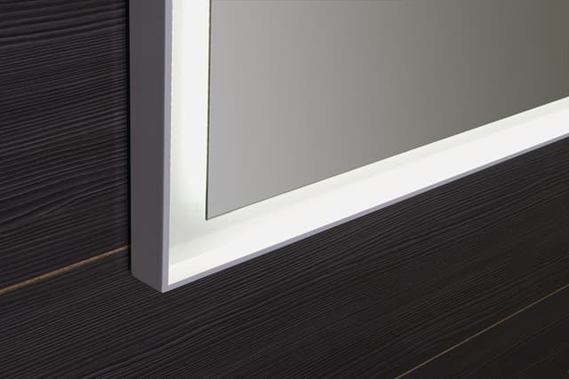 FLUT Lustro z podświetleniem LED 120x70cm, białe