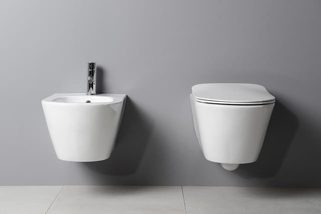 AVVA bidet wiszący 35,5x53cm, biały
