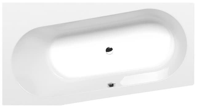 ASTRA WL wanna asymetryczna 165x90x48cm, biała