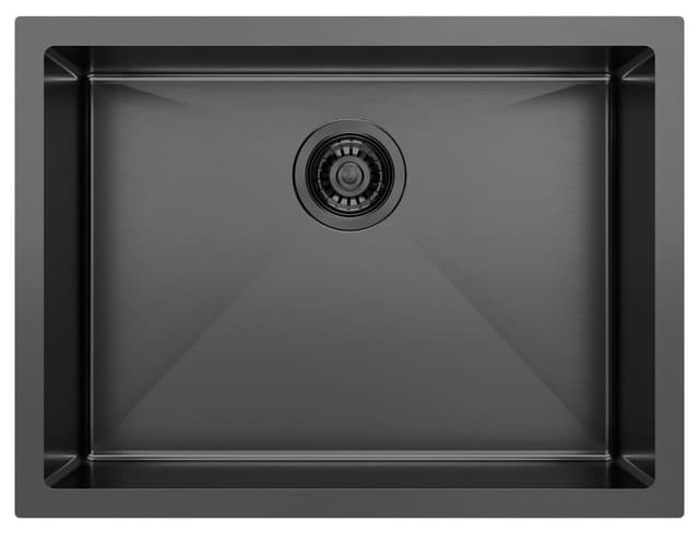 ZENITH zlewozmywak ze stali nierdzewnej 60x45cm, gun metal