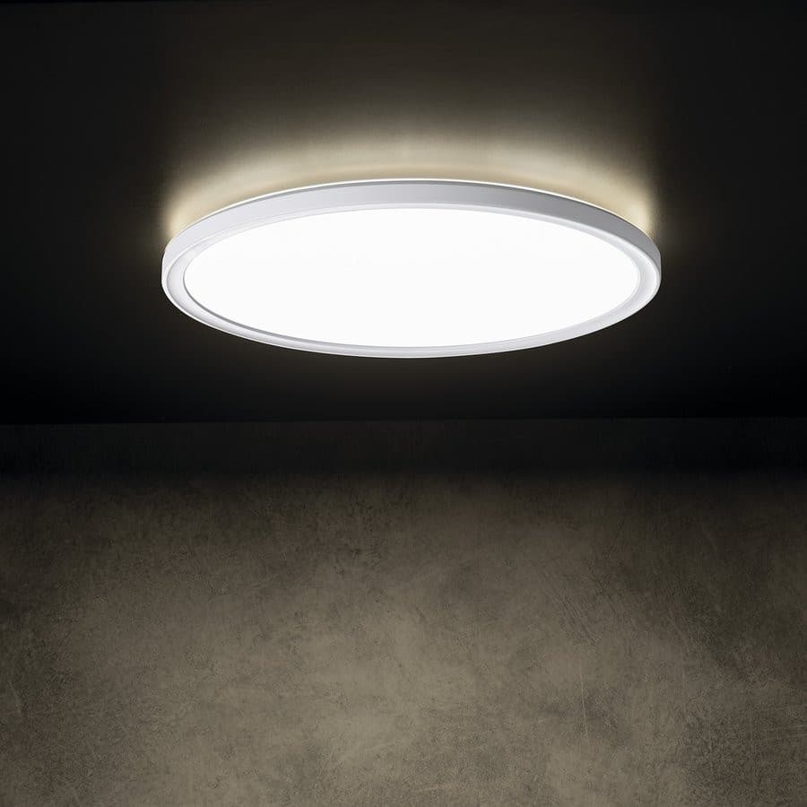 AZPO lampa sufitowa LED, średnica 420mm, 22W, IP54, biały