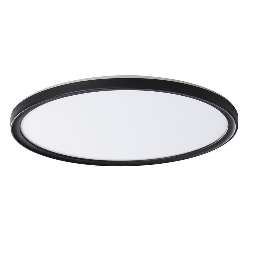 AZPO lampa sufitowa LED, średnica 420mm, 22W, IP54, czarny mat