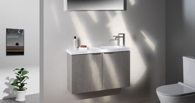 LATUS X szafka umywalkowa 39,4x50x22cm, dąb Cuneo