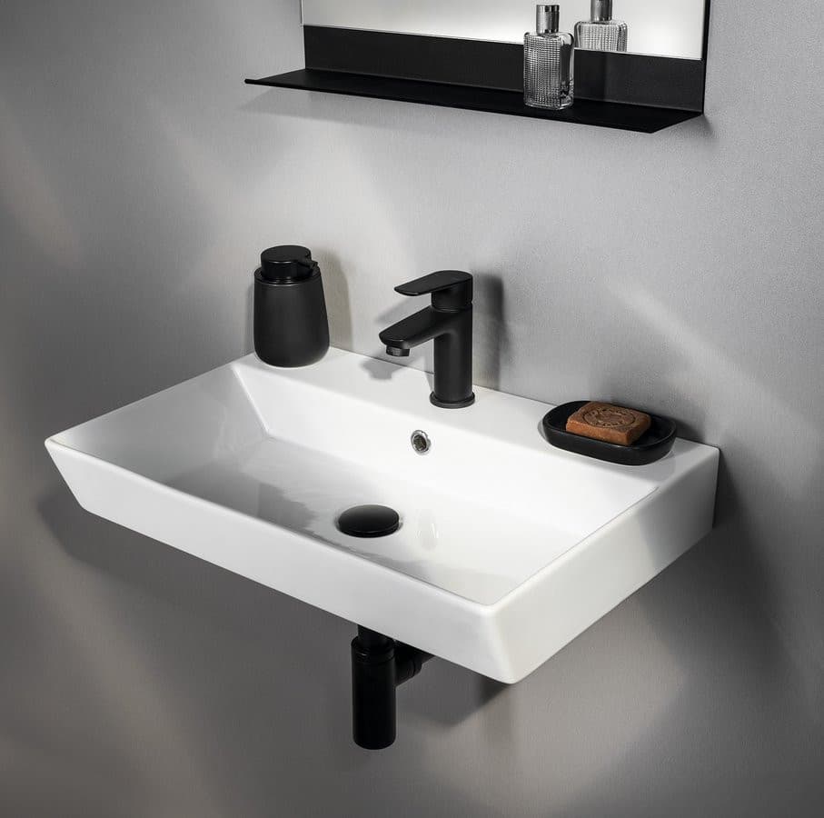 ORION umywałka ceramiczna 59x38,6cm, biały