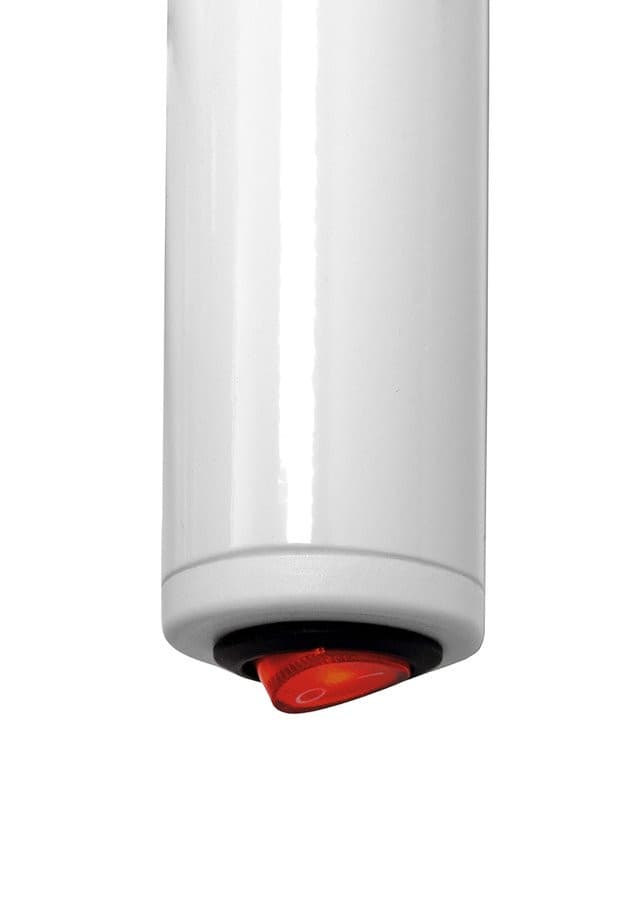 SUPE elektryczna suszarka na ręczniki 360x800mm, 107W, biały
