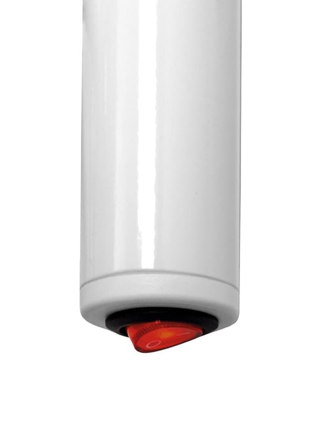 SUPE elektryczna suszarka na ręczniki 360x800mm, 107W, biały