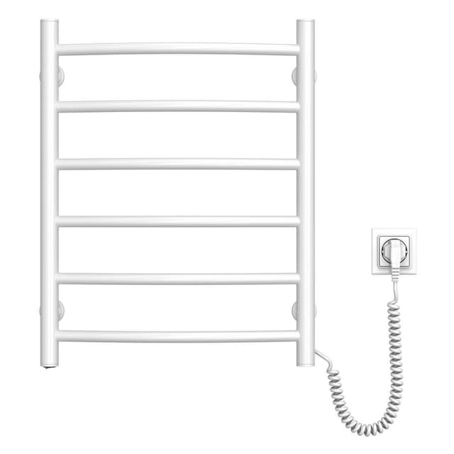 SUPE elektryczna suszarka na ręczniki 480x600mm, 148W, biały