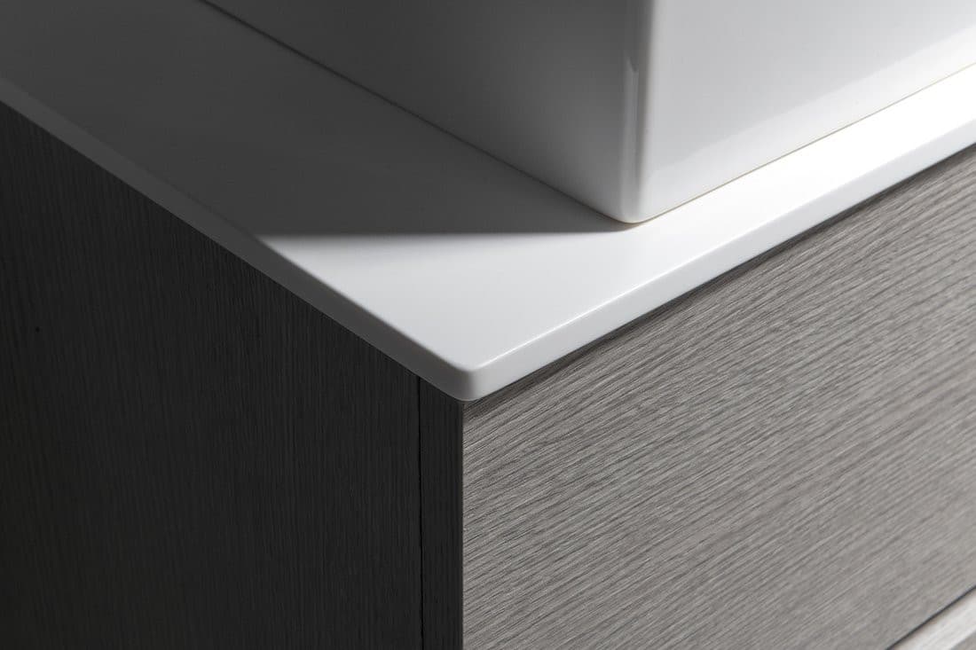 Blat Rockstone 40x1,2x40cm, biały mat