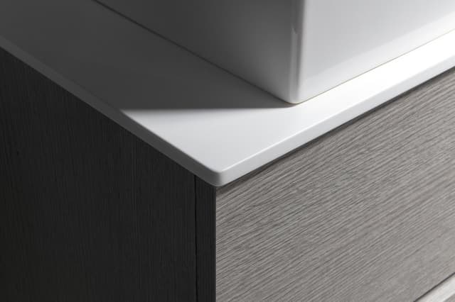 Blat Rockstone 40x1,2x40cm, biały mat