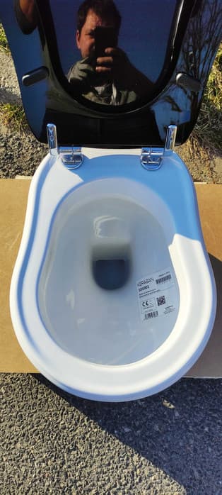 Miska WC stojąca KERASAN RETRO z deską wolnoopadającą 59x38,5x42 cm