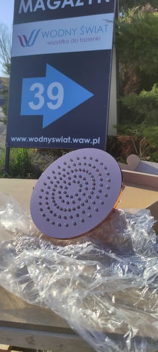 Deszczownica prysznicowa 20 cm różowe złoto BUGNATESE SOFFIONI