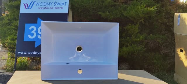 Umywalka meblowa konglomerat 60x45cm z wyszczerbieniem