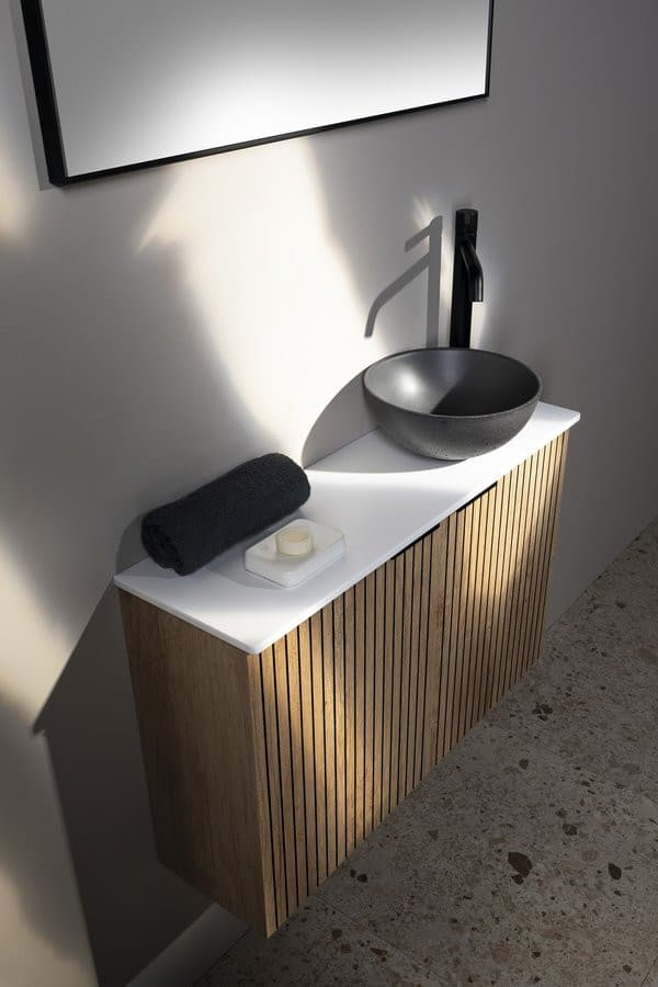 LATUS X blat Rockstone 80x23,5cm, biały mat