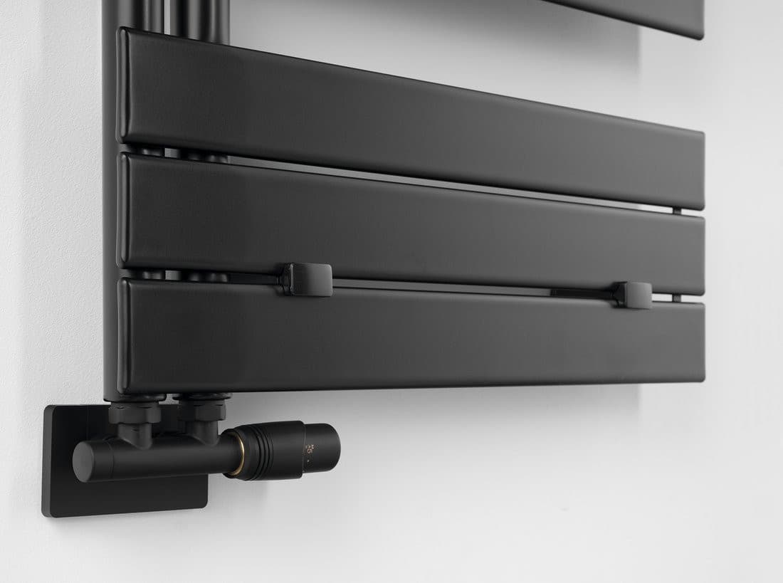 MYTHOS grzejnik łazienkowy 500x1130mm, czarny mat