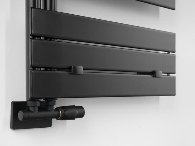 MYTHOS grzejnik łazienkowy 500x1130mm, czarny mat