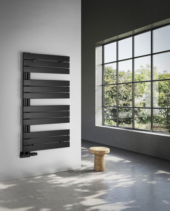 MYTHOS grzejnik łazienkowy 500x1130mm, czarny mat