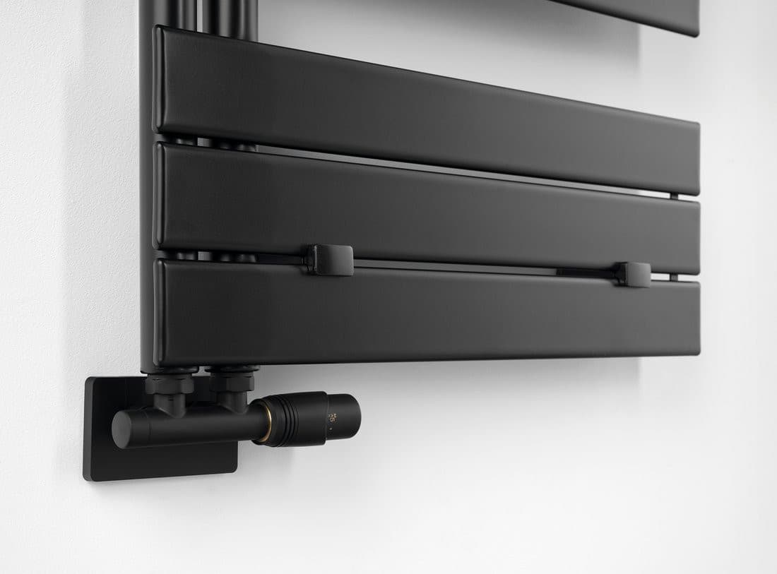 MYTHOS grzejnik łazienkowy 500x1730mm, czarny mat