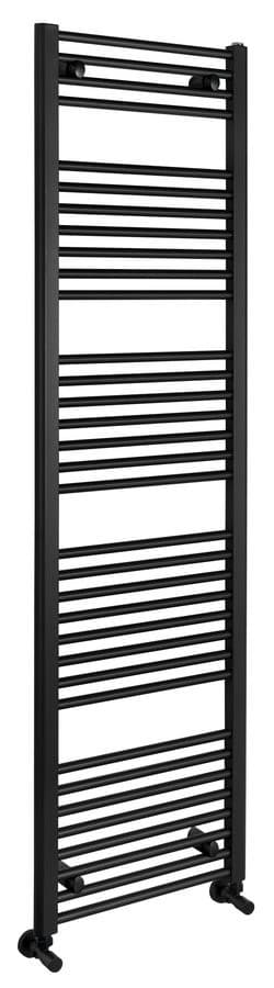 DIRECT grzejnik z bocznym przyłączem 450x1680mm, czarny mat