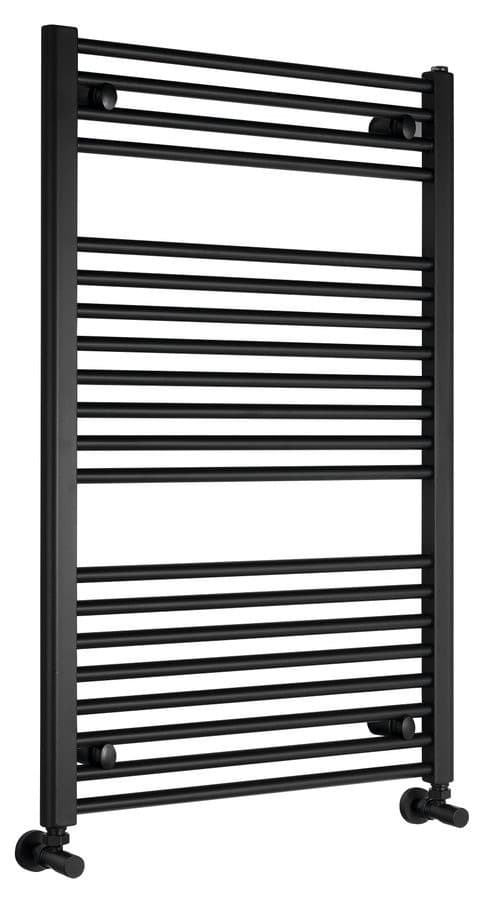 DIRECT grzejnik z bocznym przyłączem 600x960mm, czarny mat