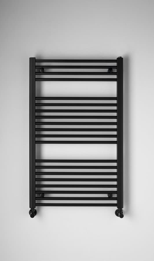 DIRECT grzejnik z bocznym przyłączem 600x960mm, czarny mat