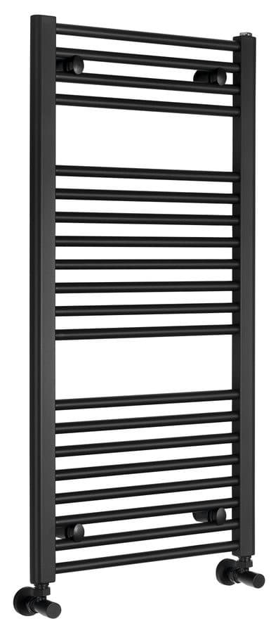 DIRECT grzejnik z bocznym przyłączem 450x960mm, czarny mat