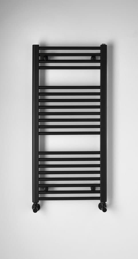 DIRECT grzejnik z bocznym przyłączem 450x960mm, czarny mat