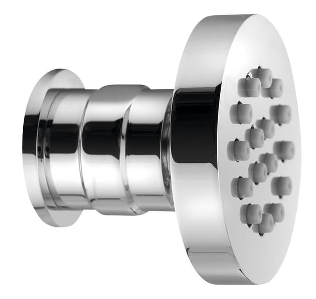 Prysznic ścienny z przegubem obrotowym, okrągły, chrom