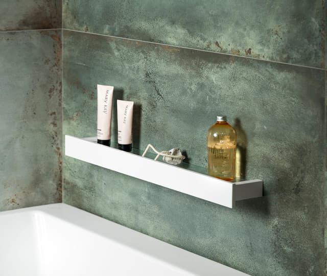 PATRON półka szklana 78cm, biały