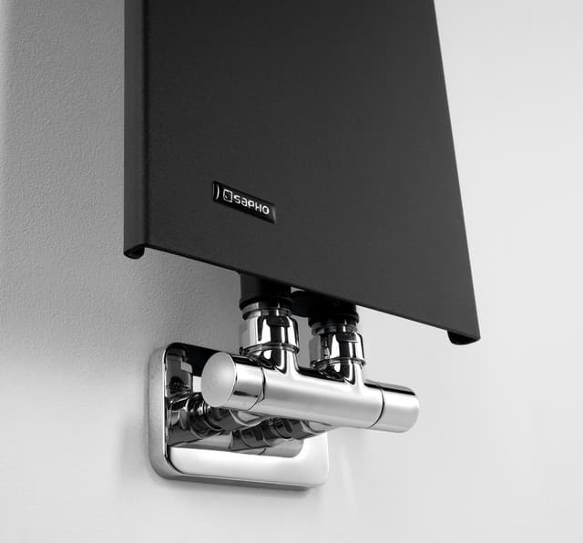 SMARTELLA grzejnik 250x1490mm, czarny mat