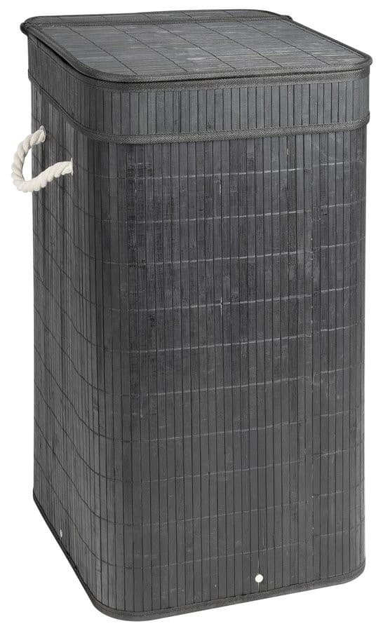 TATAMI kosz na bieliznę 35,5x63x35,5cm, czarny/biały