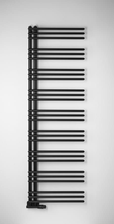 POSEIDON grzejnik łazienkowy 550x1740mm, czarny mat