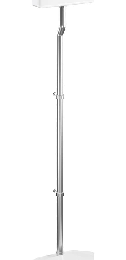 THE NEW YORKER rurka zewnętrzna do spłuczki, chrom