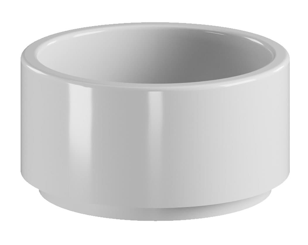 OKE umywalka ceramiczna nablatowa, średnica 30cm, biały