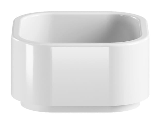 HAKO umywalka ceramiczna nablatowa, 30x30cm, biały