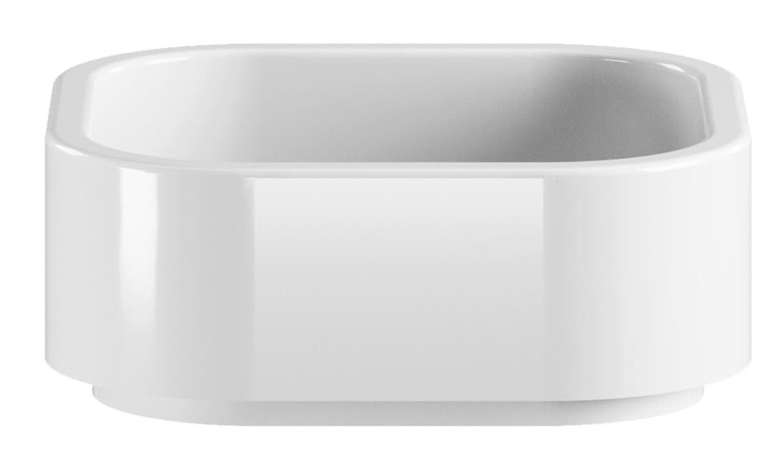 HAKO umywalka ceramiczna nablatowa 40x40cm, biały