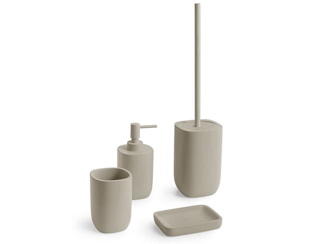 YLENIA szczotka WC do postawienia, tortora