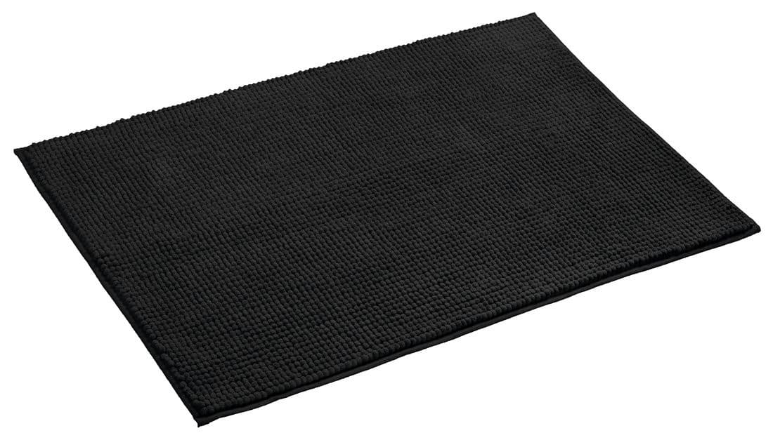 CHENILL dywanik łazienkowy 50x80cm, 100% polyester, czarny
