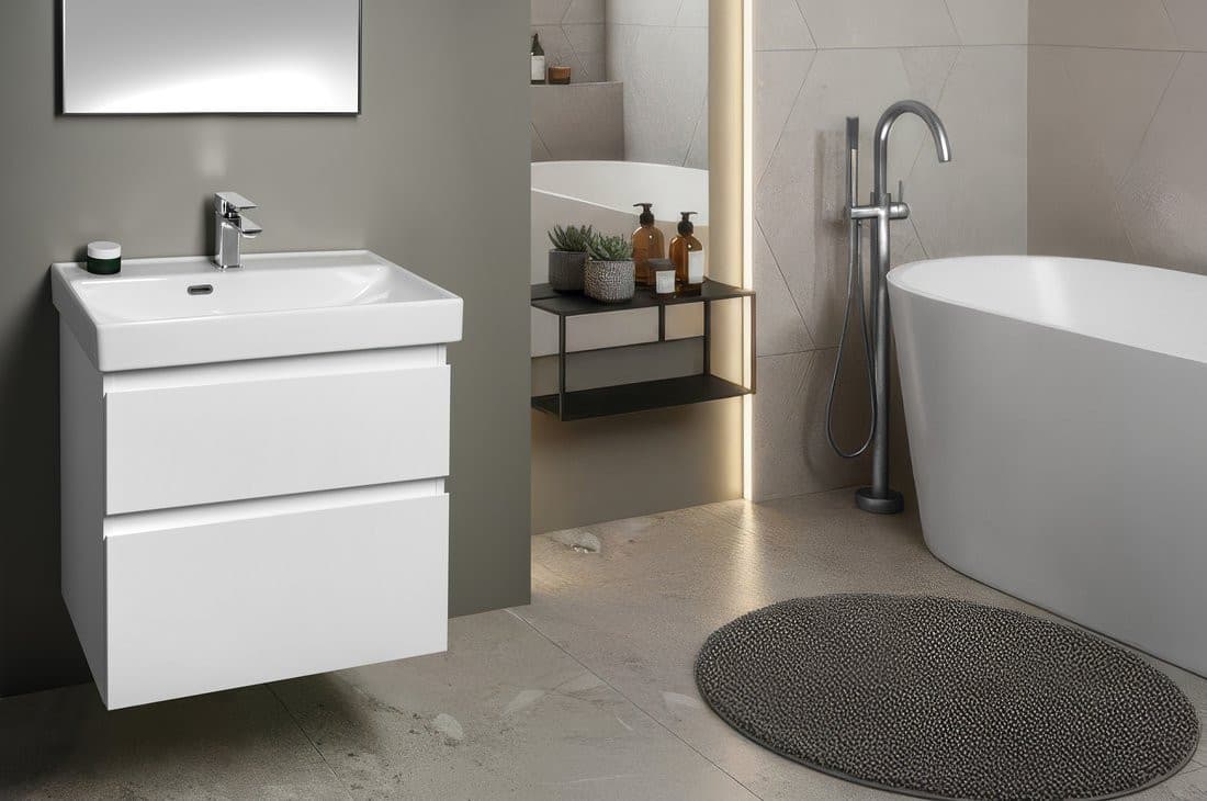 ALTAIR szafka umywalkowa 61,5x60x37cm, biały