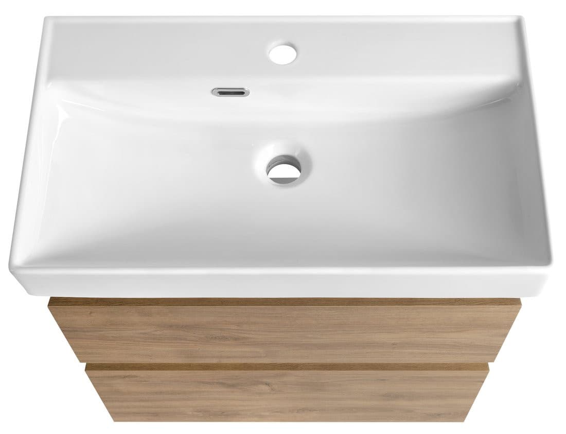 ALTAIR szafka umywalkowa 61,5x60x37cm, dąb emporio