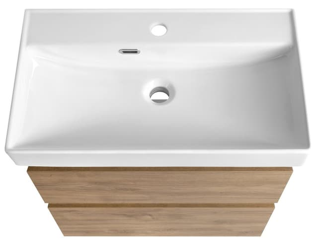 ALTAIR szafka umywalkowa 61,5x60x37cm, dąb emporio