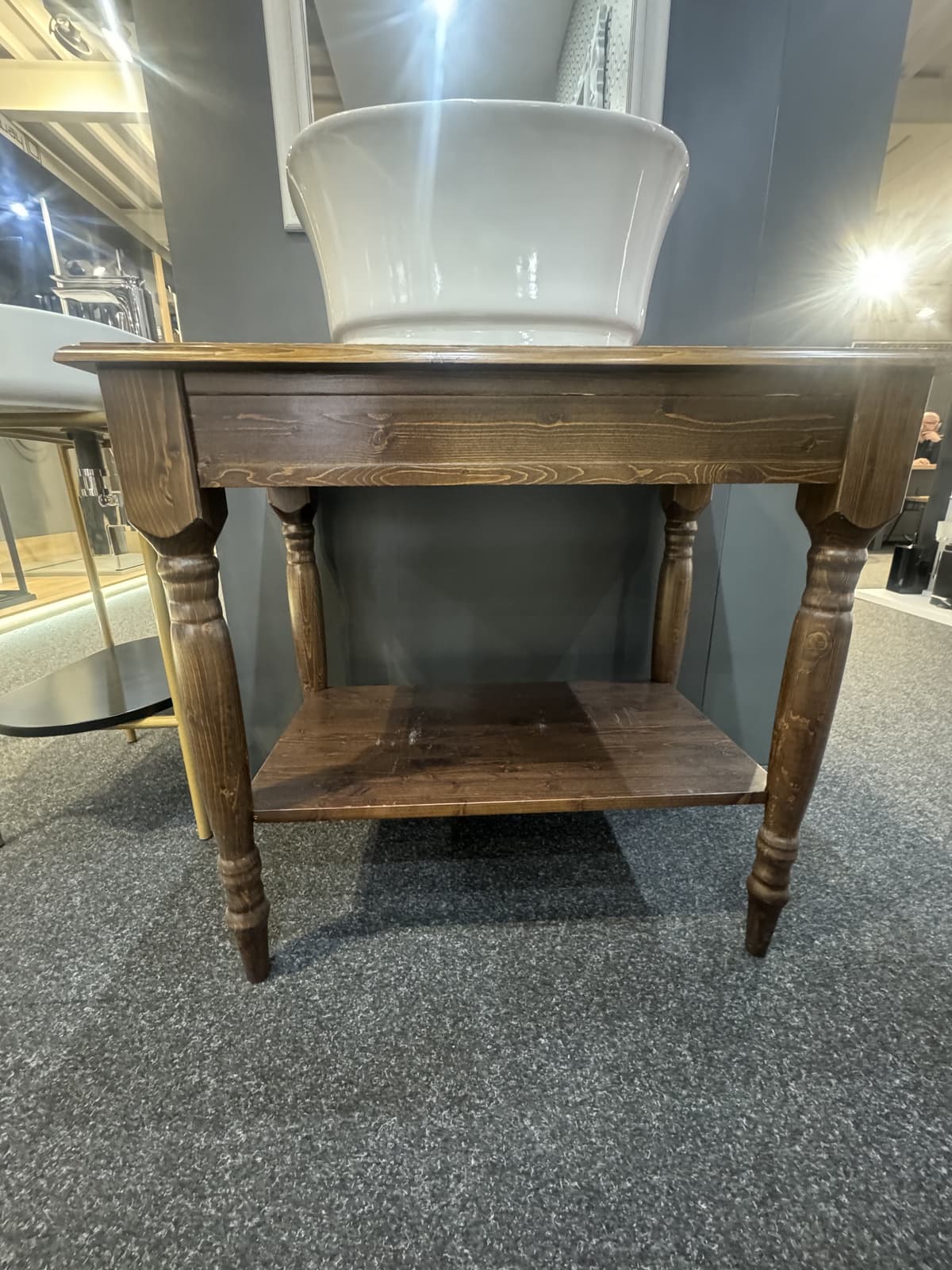 SAPHO CIMBURA IDEA stolik z umywalką nablatową 80 cm + 42 cm