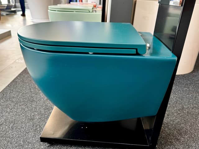 ISVEA INFINITY Miska wc z deską wolnoopadającą petrol mat