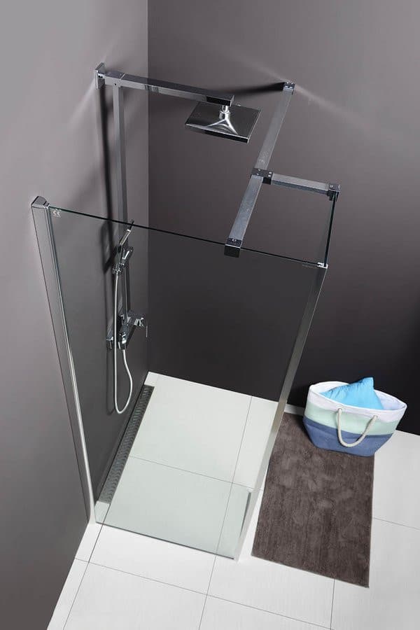 MODULAR SHOWER ścianka do montażu dodatkowego panela, 800 mm