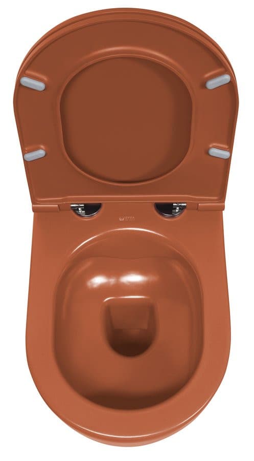 ISVEA INFINITY Miska wc z deską wolnoopadającą terracota