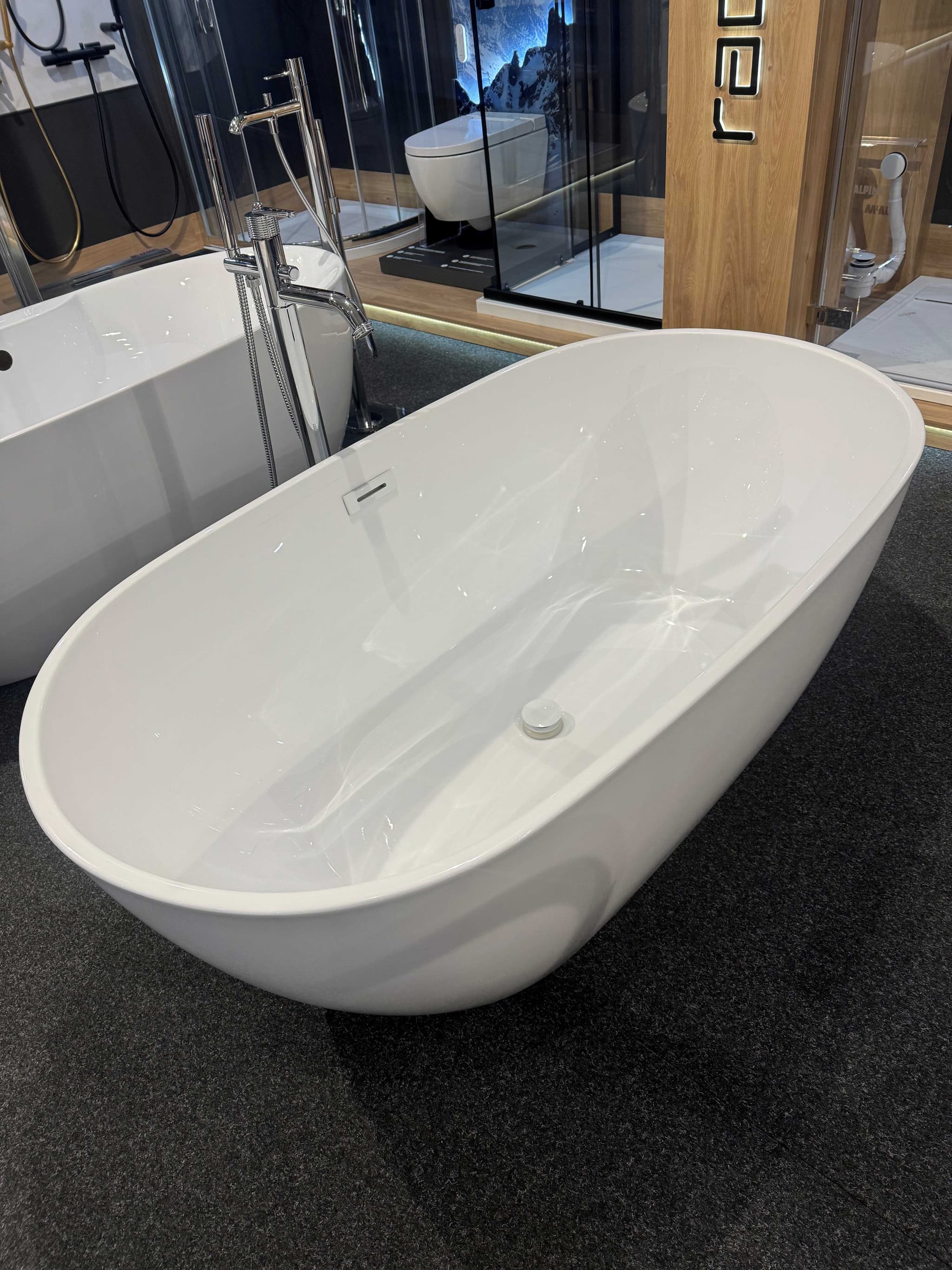 SAPHO DOURO wanna wolnostojąca 150x82cm, biały połysk