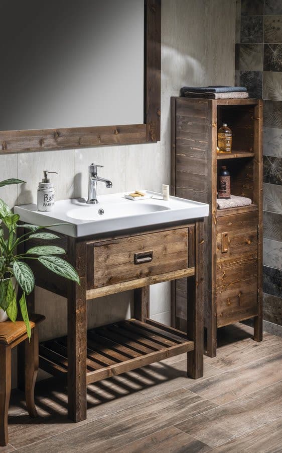 SAPHO BRAND komplet mebli z litego drewna