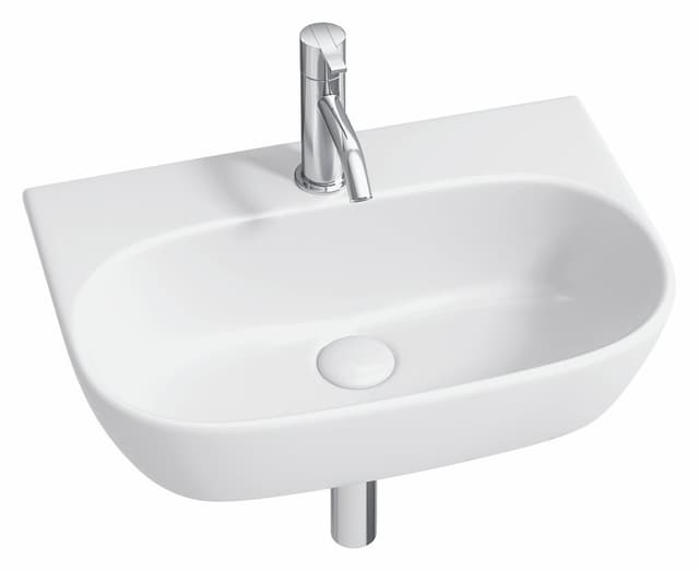 FLANNY umywalka ceramiczna 46x31cm, biały