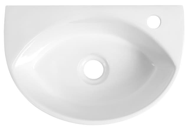 LIZA umywalka ceramiczna 40x27cm, biały