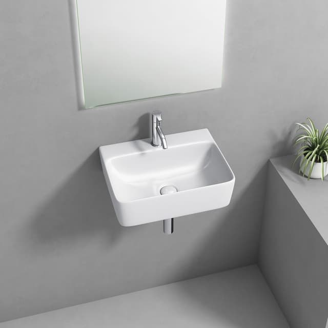 MERCY umywalka ceramiczna 41x31cm, biały