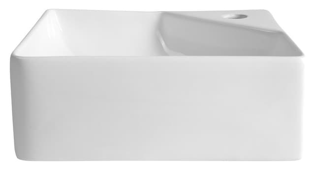 NEXA umywalka ceramiczna narożna 30x30cm, biały